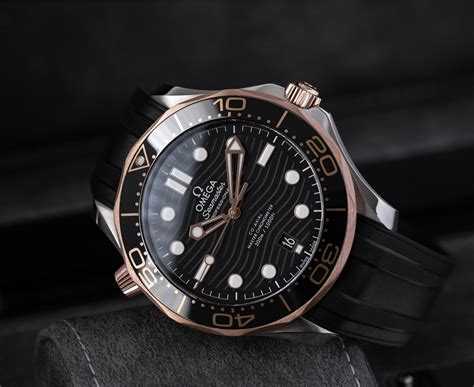 omega magnetic belt watch|Seamaster Diver 300M 42 mm, Sedna™ gold on rubber strap.